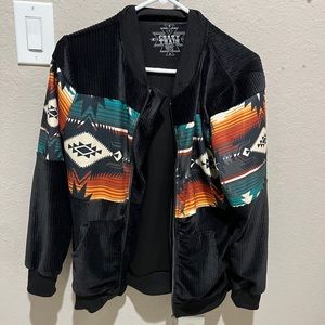Vintage style crazy train jacket